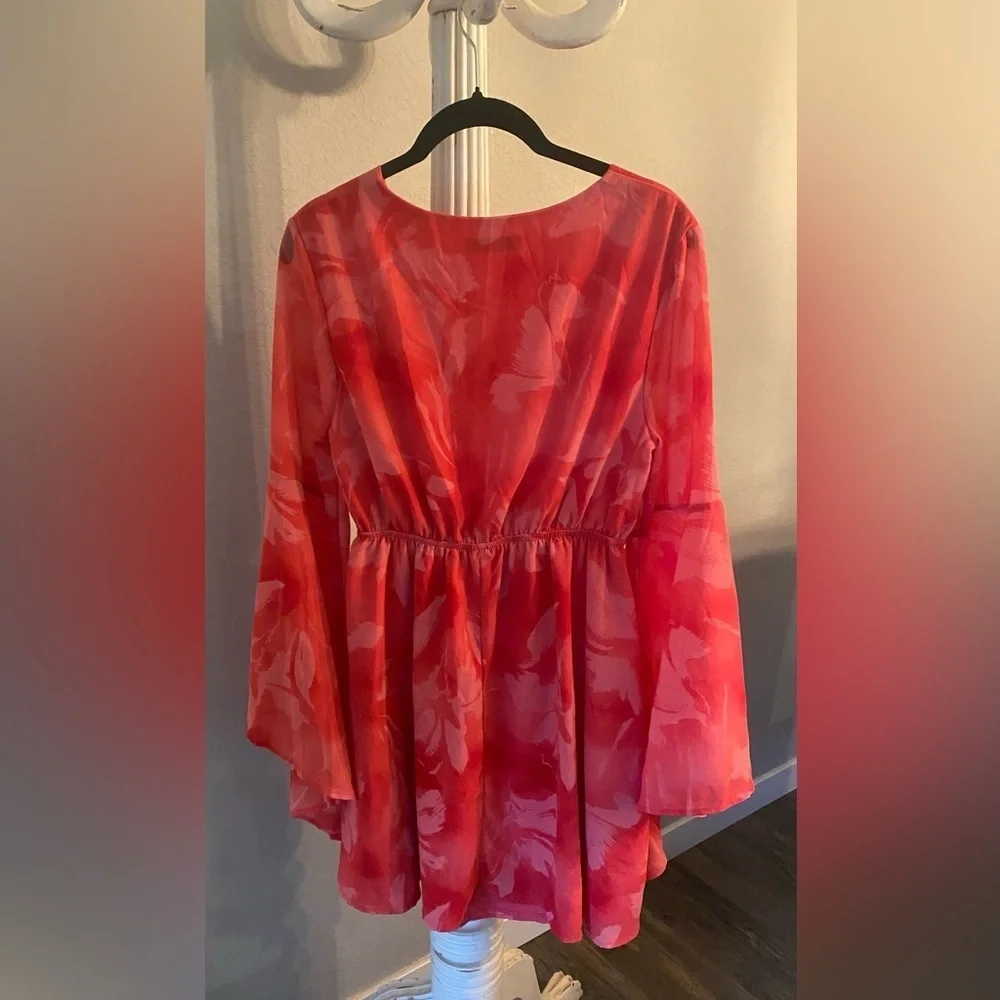 Hot Pink Front Knot Dress | NWOT | Size Medium | US 6 - Picture 7 of 7